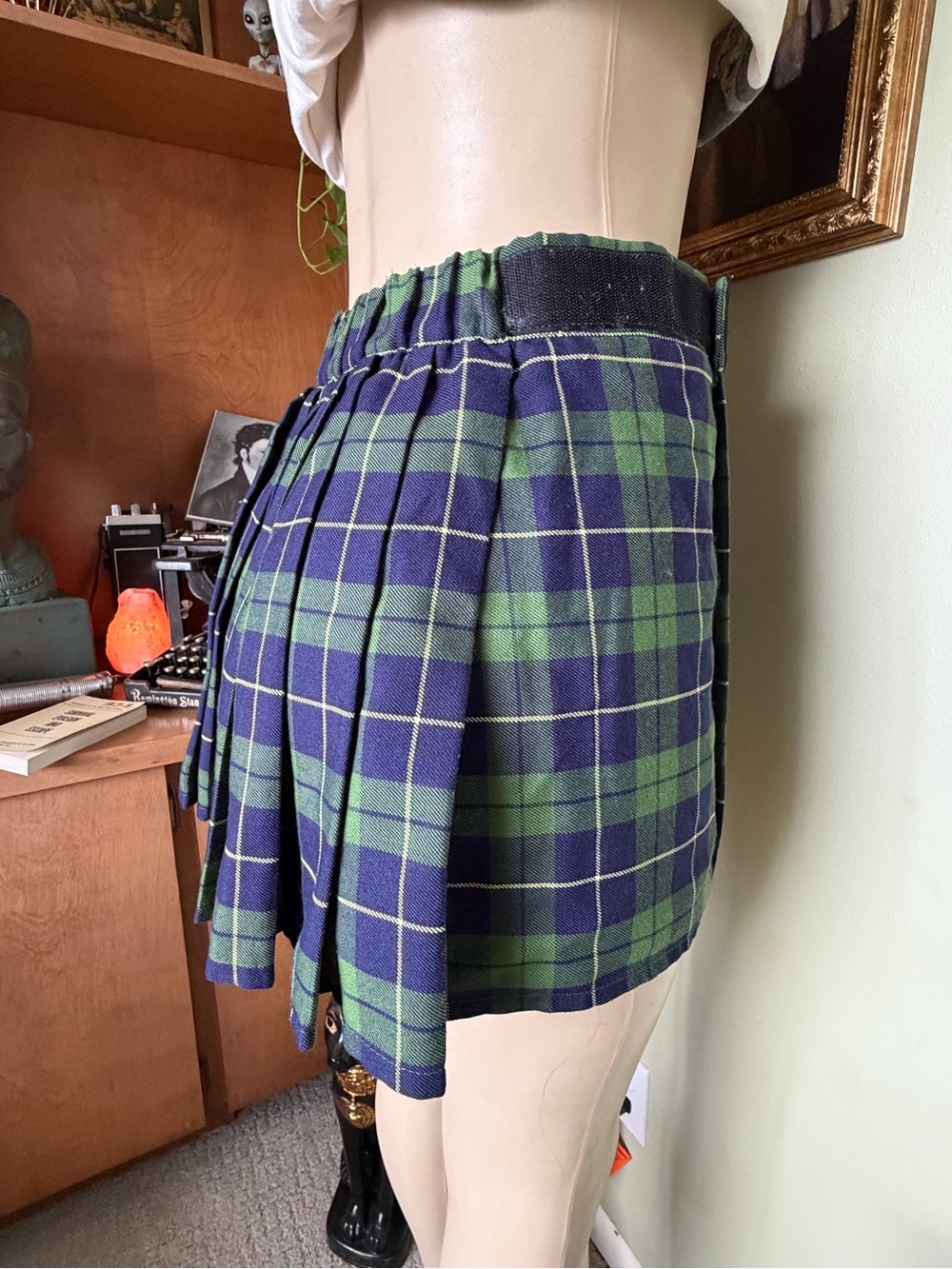 Sport Kilt Plaid Short Skirt Woman’s Size S Preppy Old Money Academia Clueless - Picture 8 of 16